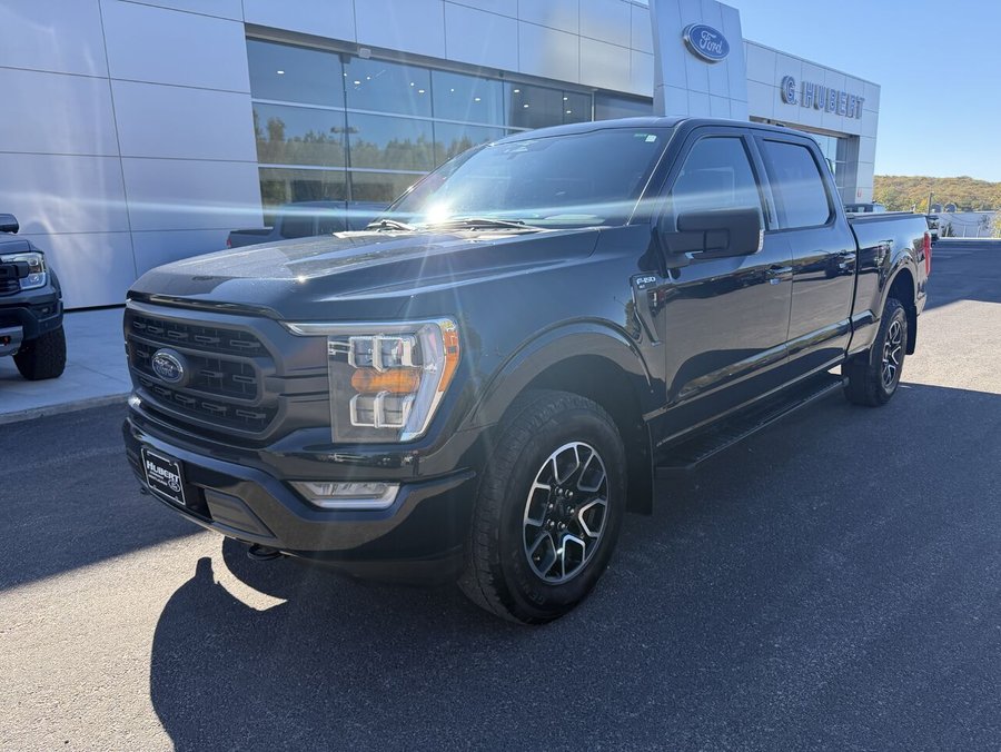 Ford F-150 XLT cabine SuperCrew 4RM caisse de 6,5 pi 2023 Noir