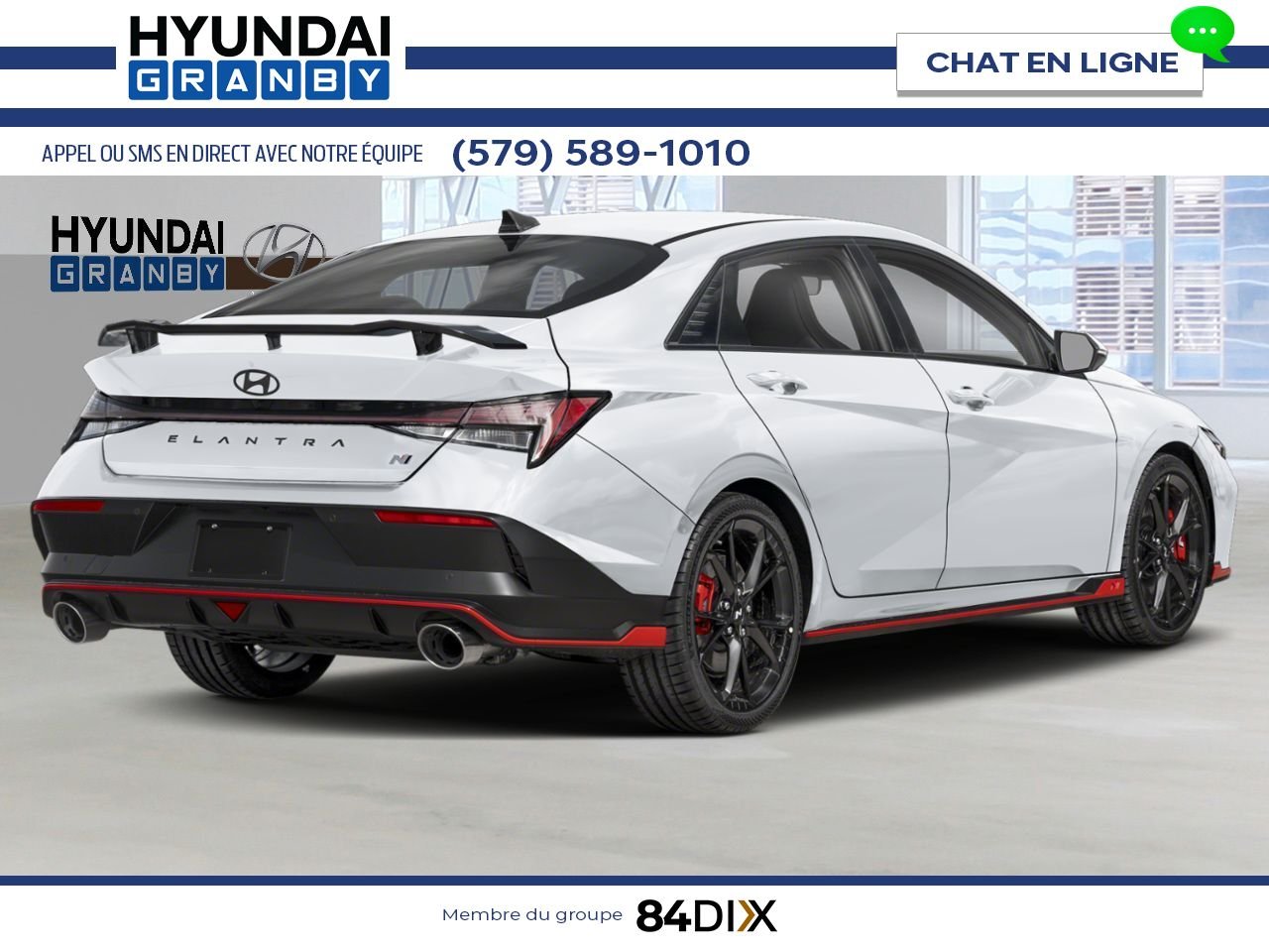 HYUNDAI Elantra N 2026 Blanc Atlas Granby - photo #1
