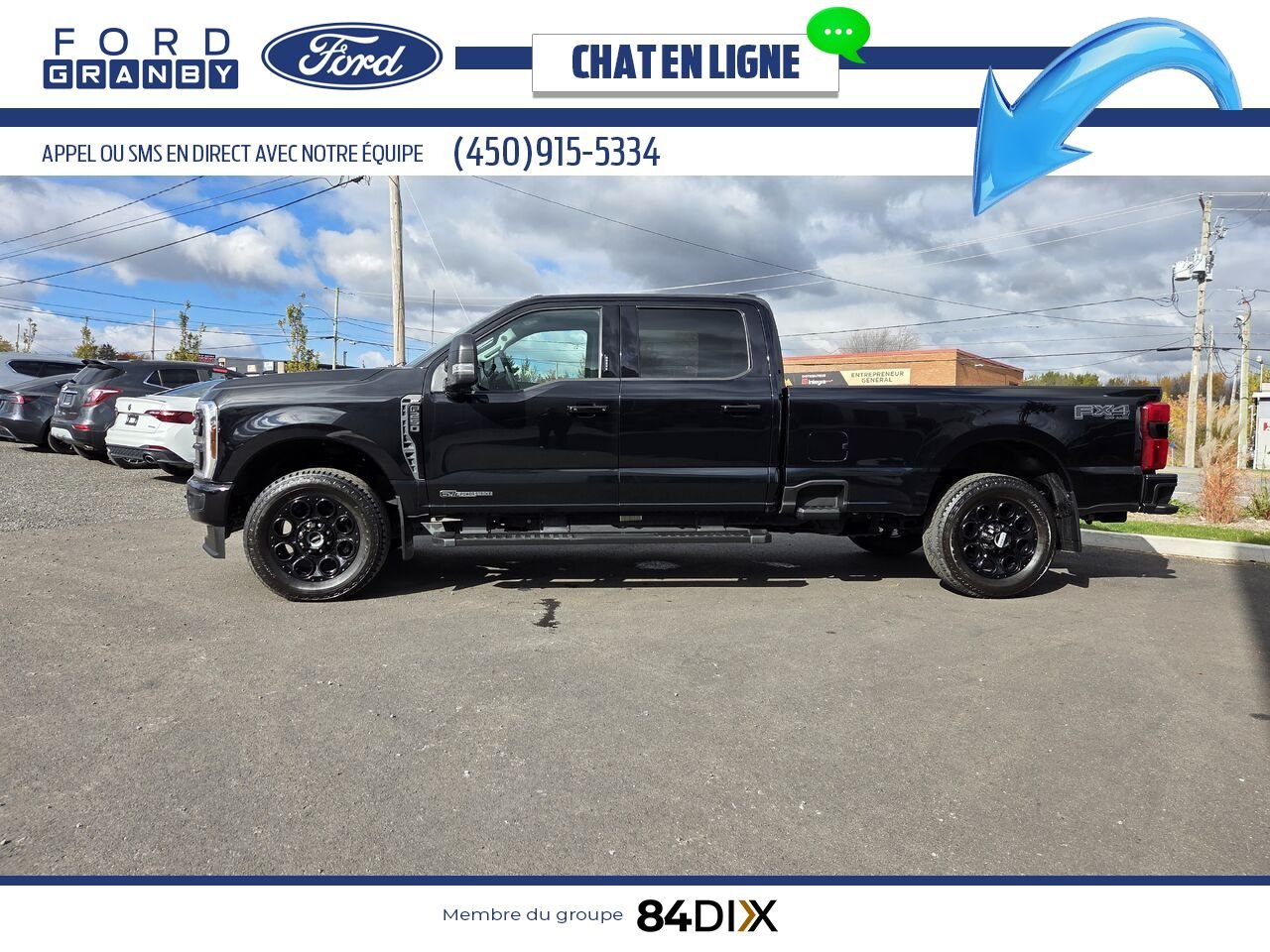 Ford Super Duty F-250 SRW 2024 Noir Granby - photo #3