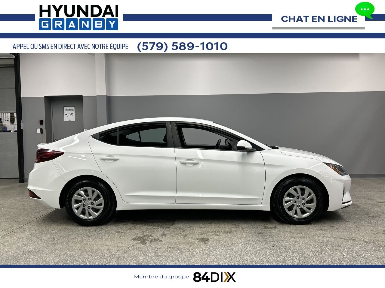 2020 Hyundai Elantra White Granby - photo #7