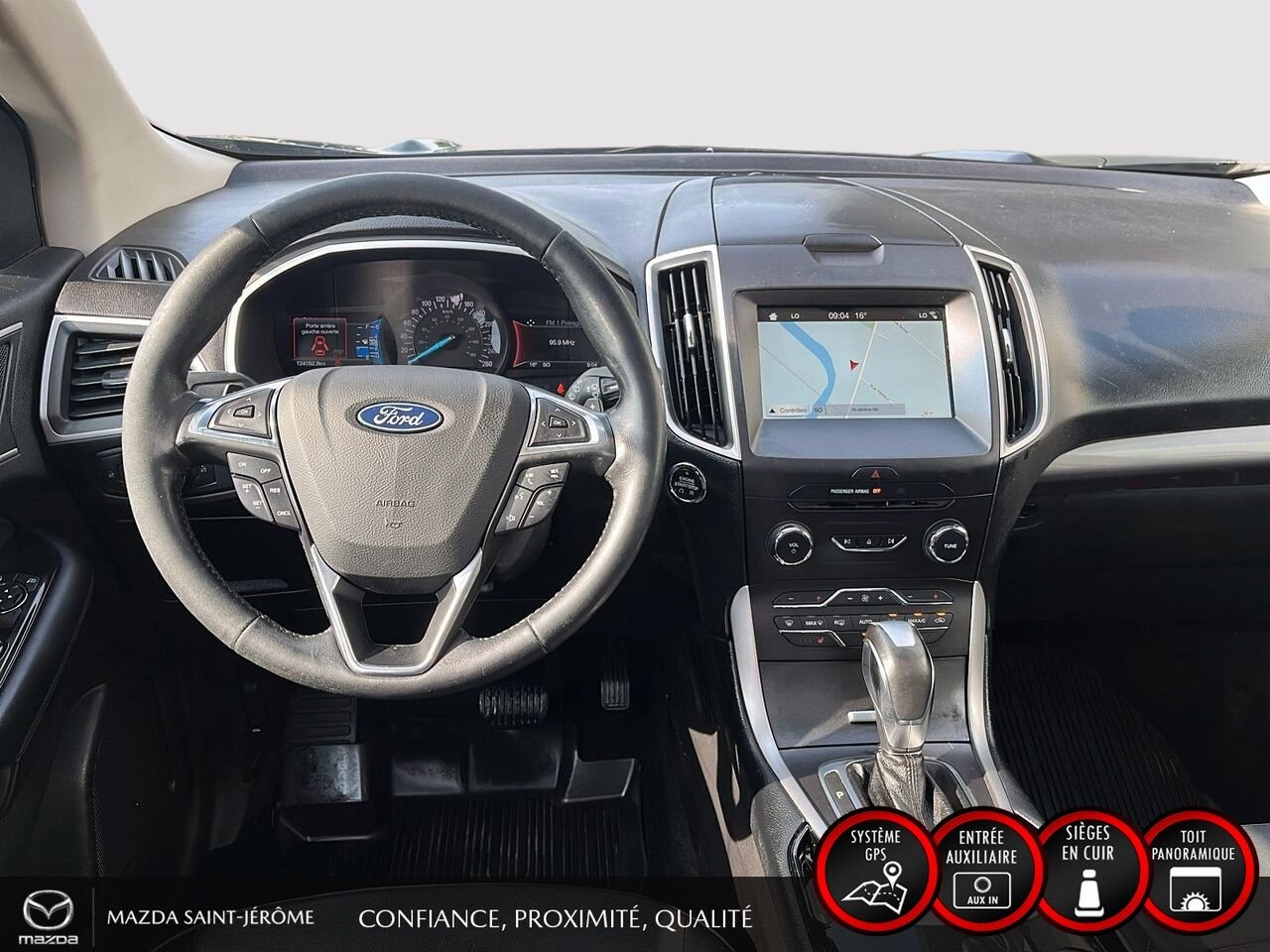 2018 Ford Edge Black Ste-Agathe des Monts - photo #23