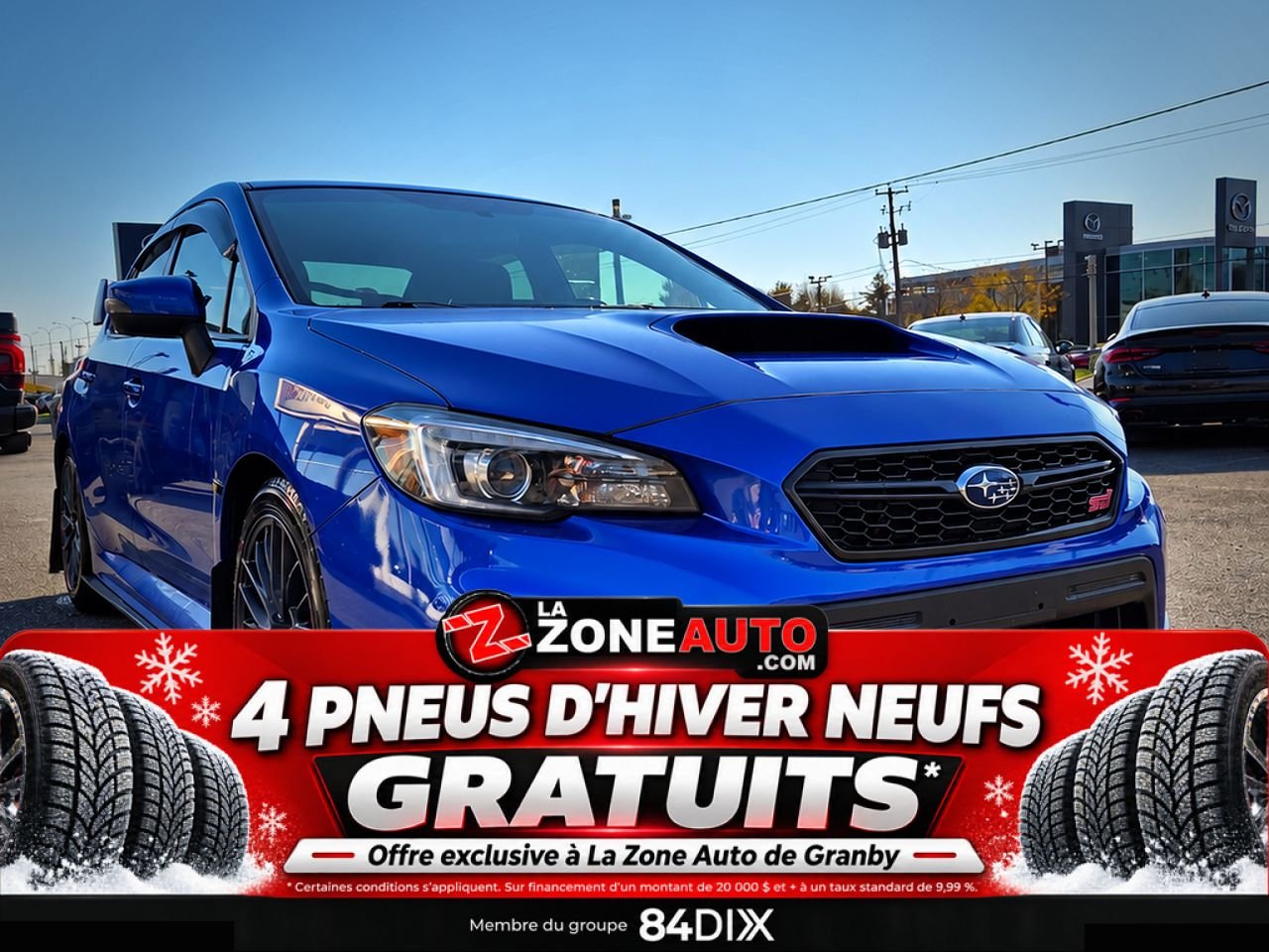 Subaru WRX STI Sport Tech 2021 Bleu Granby - photo #8