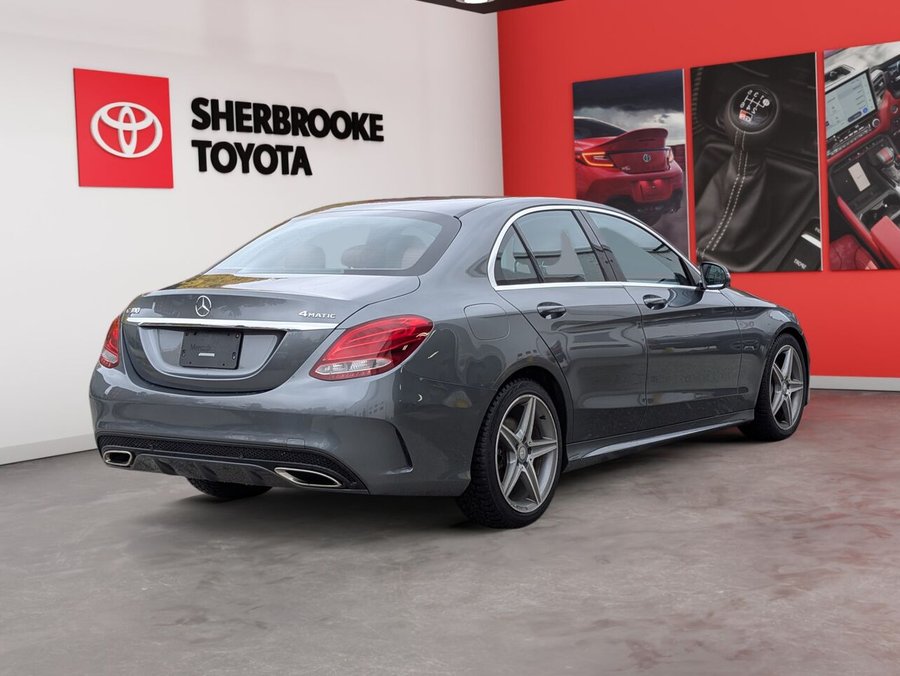 Mercedes-Benz Classe-C C-CLASS C300/SIÈGES CHAUFFANTS ET EN CUIR/AC BIZONE/CAMÉRA DE RECUL 2017 Gris