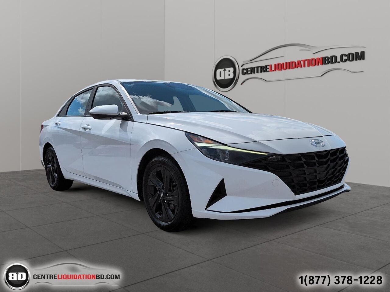 Hyundai Elantra PREFFERED | BD0278 2023 Blanc Granby - photo #2