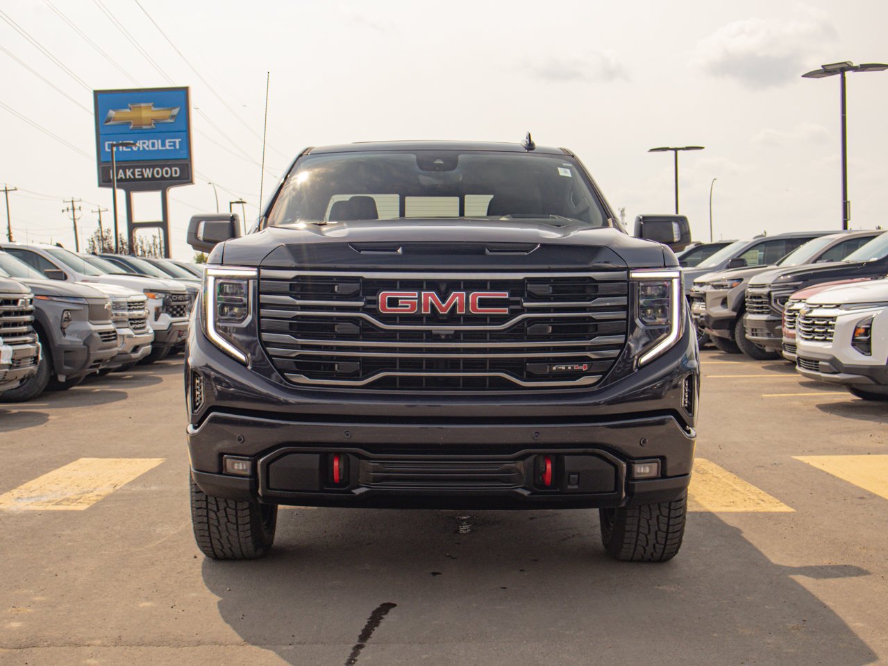 2025 GMC Sierra 1500 4WD Crew Cab 147 AT4 Grey Sherwood Park - photo #2