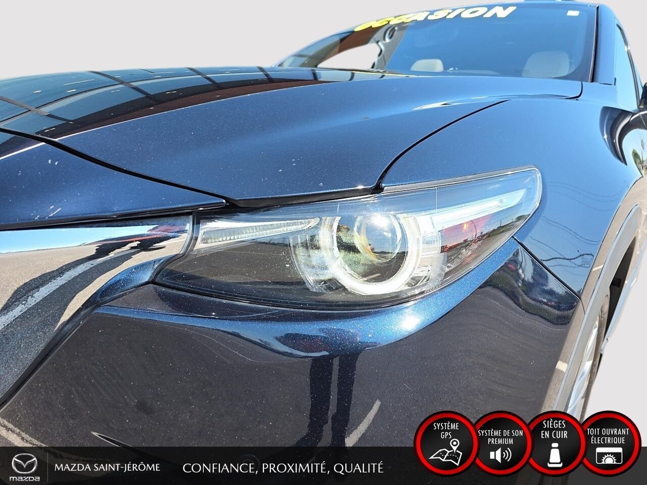 Mazda CX-9 Signature | AWD | TOIT OUVRANT | CUIR | 6 PASS 2022 Bleu Saint-Jérôme - photo #1