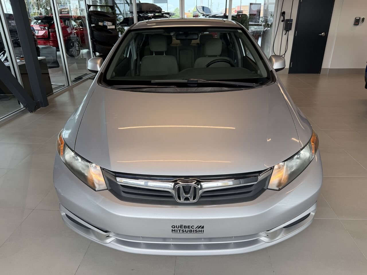 Honda Berline Civic 2012 Argent Saint-Eustache - photo #4