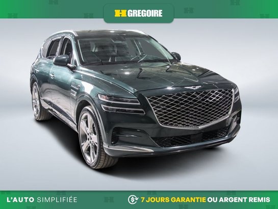 2021 Genesis GV80 3.5T Advanced AWD AUTO A/C MAGS CUIR TOIT NAV CAM Grey