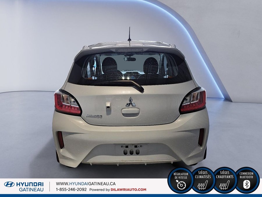 Mitsubishi Mirage ES CVT*** pneus d hiver , sieges chauffant , tres bas millage *** 2024 Argent
