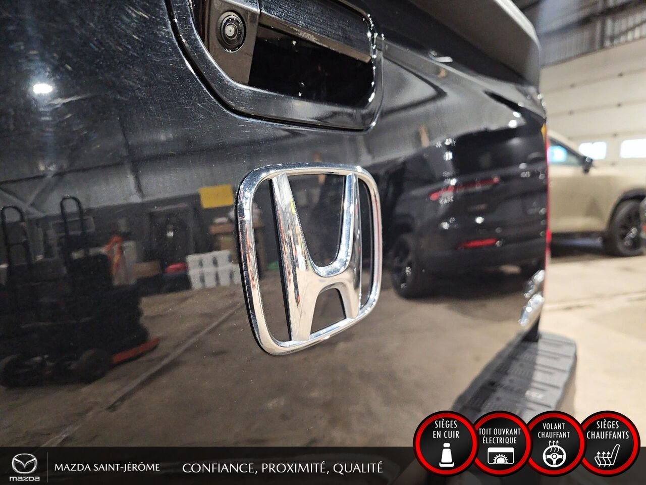 2022 Honda Ridgeline EX-L | 4X4 | TOIT OUVRANT | CUIR | VOLANT CHAUFFANT | DÉMARREUR À DISTANCE Black Saint-Jérôme - photo #7