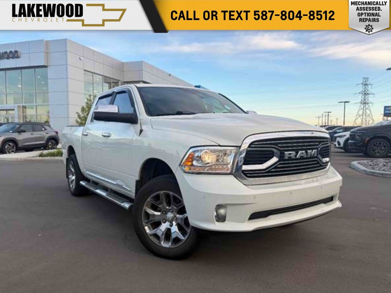 2018 Ram 1500 Limited 4x4 Crew Cab 5'7 Box *Ltd Avail* White Sherwood Park - photo #0