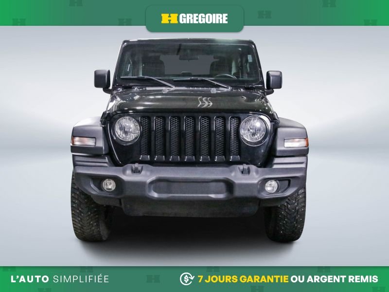 Jeep Wrangler 730494A | SPORT 4WD AUTO MAGS CAM RECUL BLUETOOTH 2022 Noir Laval - photo #1