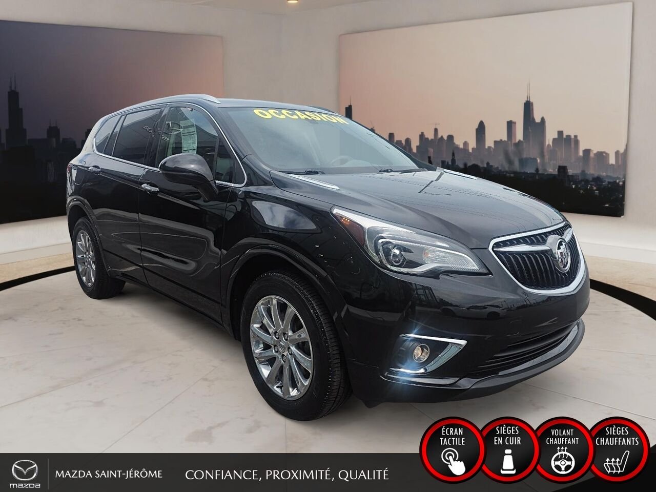 Buick Envision Essence | CUIR | AWD | 2019 Noir Saint-Jérôme - photo #3