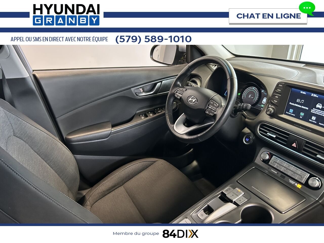 Hyundai Kona électrique 2021 Gris Granby - photo #20
