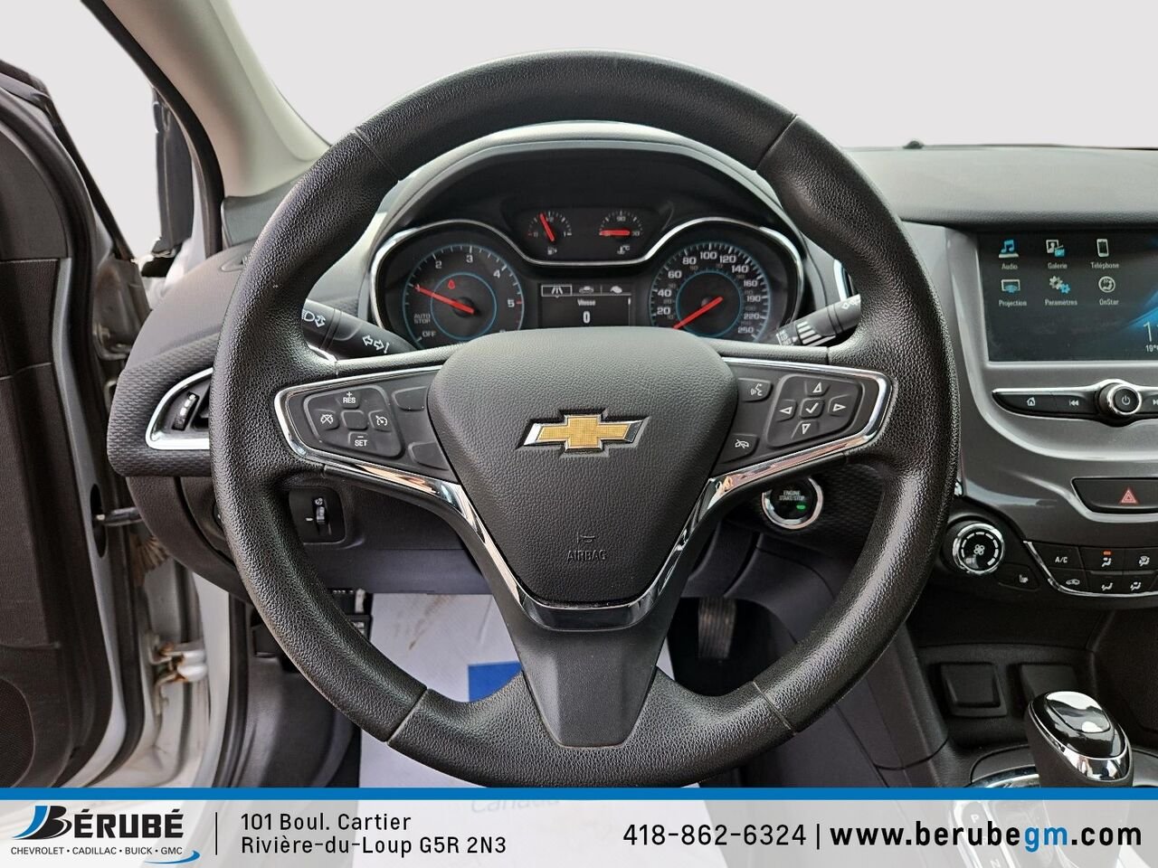 2018 CHEVROLET CRUZE LT 1.6L berline 4 portes avec 1SH Silver Rivière-du-Loup - photo #9