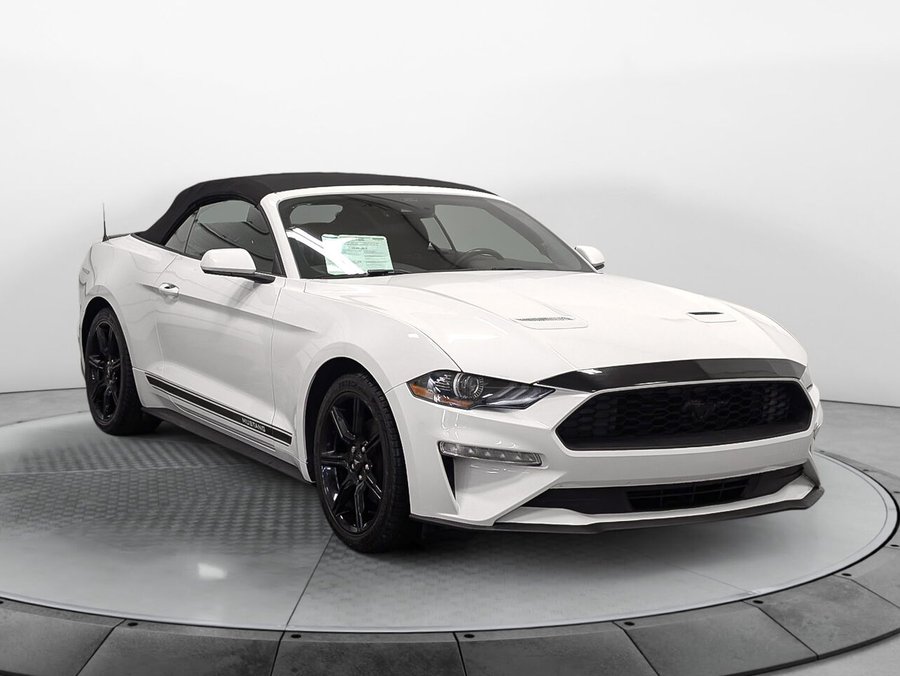 Ford MUSTANG 2.3L EcoBoost Convertible Groupe 101A 2020 Blanc