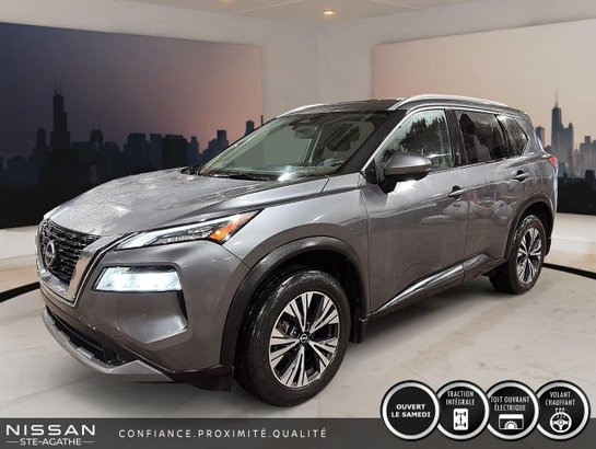 Nissan Rogue SV TI avec ensemble toit ouvrant 2023 Gris