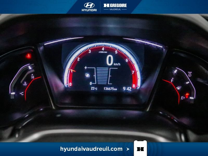 Honda Civic YA868 | Sport 2018 Rouge Laval - photo #24
