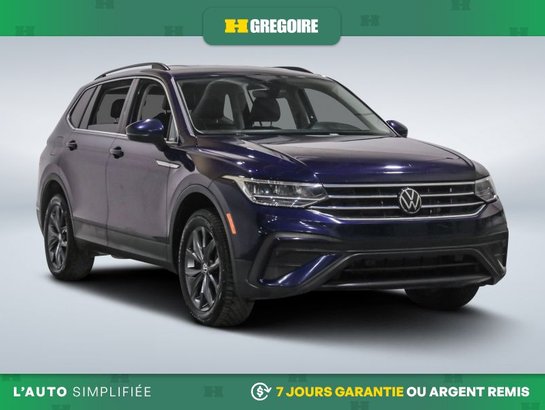 2022 Volkswagen Tiguan Comfortline AWD AUTO A/C CUIR GR ELECT MAGS CAM Blue