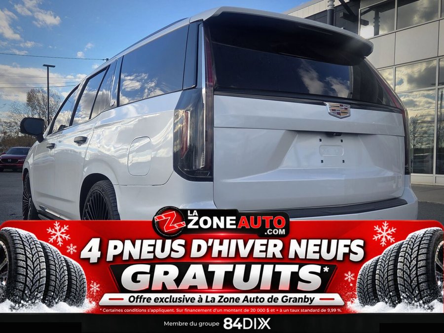 Cadillac Escalade Premium Luxury V8 V8 + ROUES 26'' + UNIQUE 2021 Blanc