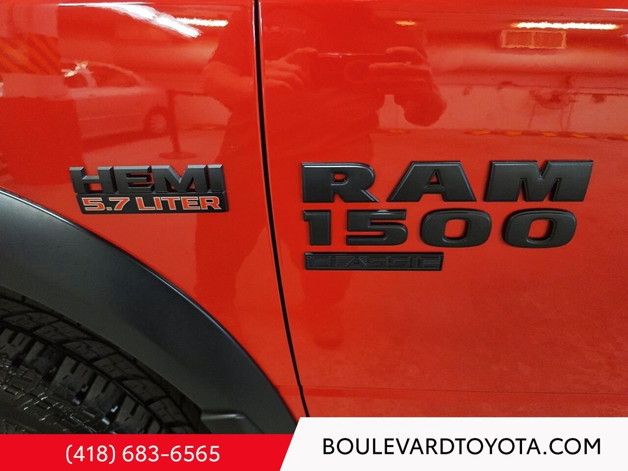 2021 Ram 1500 CLASSIC 100207B-50 | WARLOCK, 4X4 CABINE DE 5 PI 7 PO Red Québec - photo #1