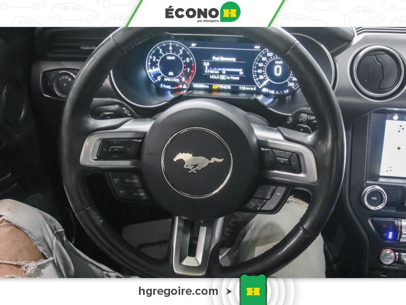 Ford Mustang 726363 | ECOBOOST PREMIUM AUTO A/C CUIR NAV MAGS CAM RECUL 2018 Noir Laval - photo #14