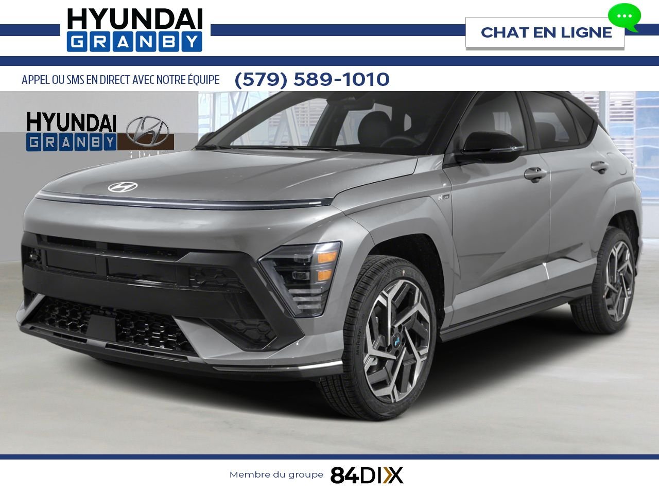 2026 HYUNDAI Kona Cyber Grey w/Abyss Black Roof Granby - photo #0