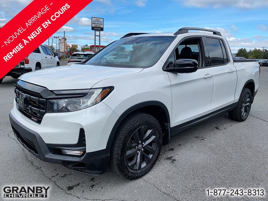 Honda Ridgeline Sport Traction Intégrale 2025 Blanc