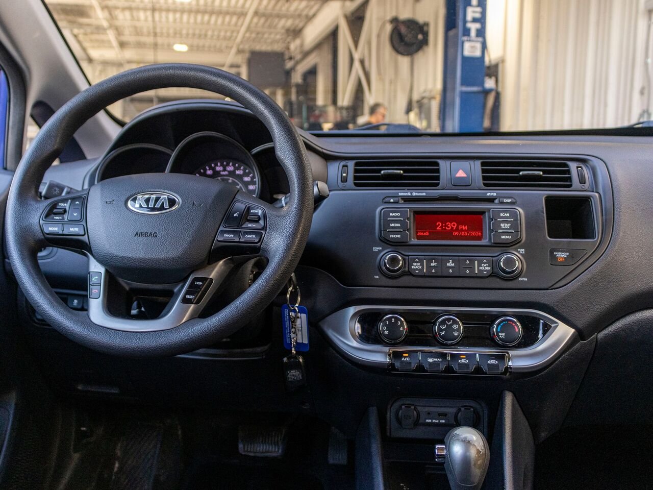 Kia Rio Berline 4 portes, boîte automatique, LX+ 2013 Bleu Châteauguay - photo #8