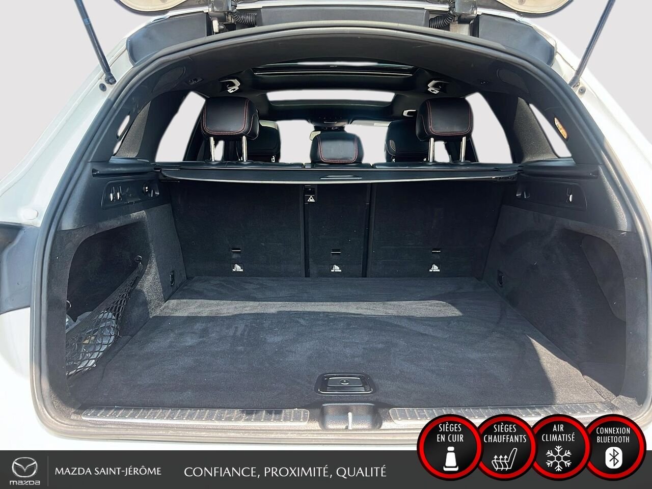 Mercedes-Benz GLC GLC 63 S AMG | CUIR ROUGE | TOIT PANORAMIQUE | 2019 Blanc Saint-Jérôme - photo #26