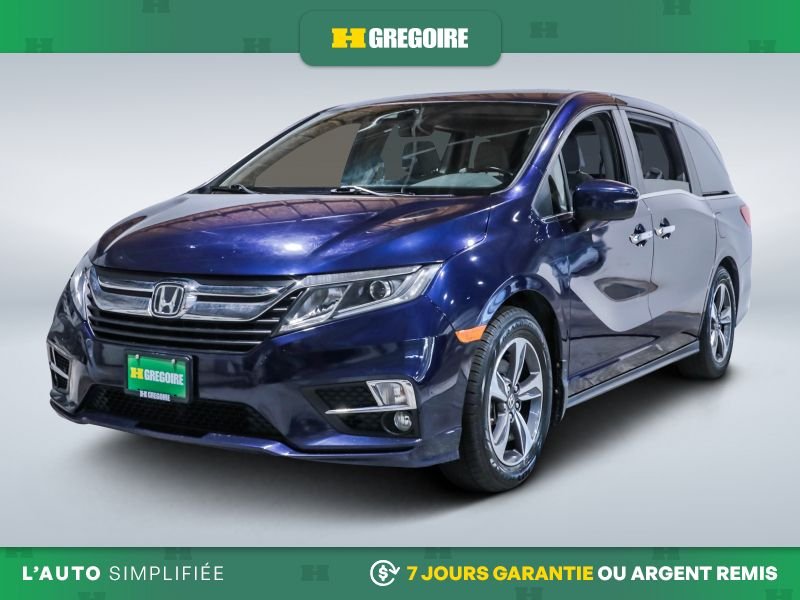 Honda Odyssey 820060 | EX-L AUTO AC CUIR TOIT NAV MAGS CAM RECULE 2019 Bleu Laval - photo #2