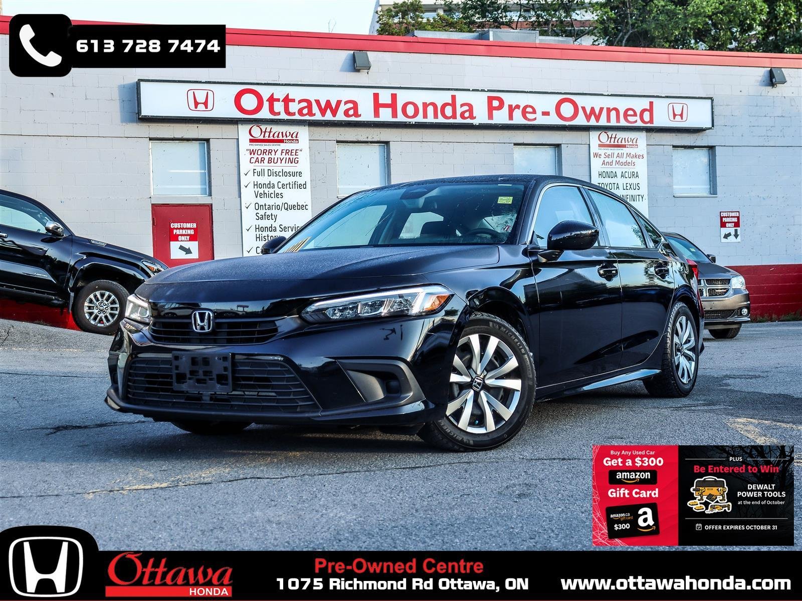 Honda Civic Berline LX-B 2024 Black Ottawa & Gatineau - photo #0