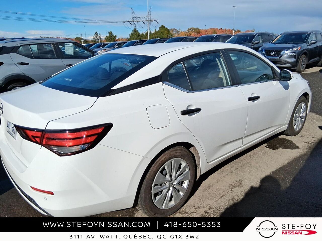 White 2025 Nissan Sentra Sedan Front-Wheel Drive Manual