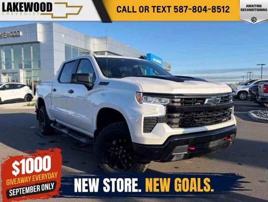 2024 Chevrolet Silverado 1500 2LT Trail Boss 6.2L | Power Sunroof White