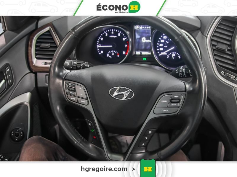 Hyundai Santa Fe 821072 | Limited AWD CUIR TOIT BLUETOOTH CAMÉRA MAGS 2017 Noir Laval - photo #12