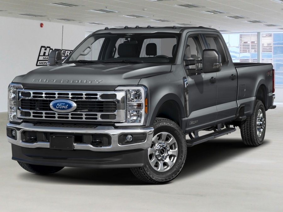 Ford Super Duty F-350 à roues arrière simples XLT cabine 6 places 4RM caisse de 6,75 pi 2027 Gris carbonisé métallisé