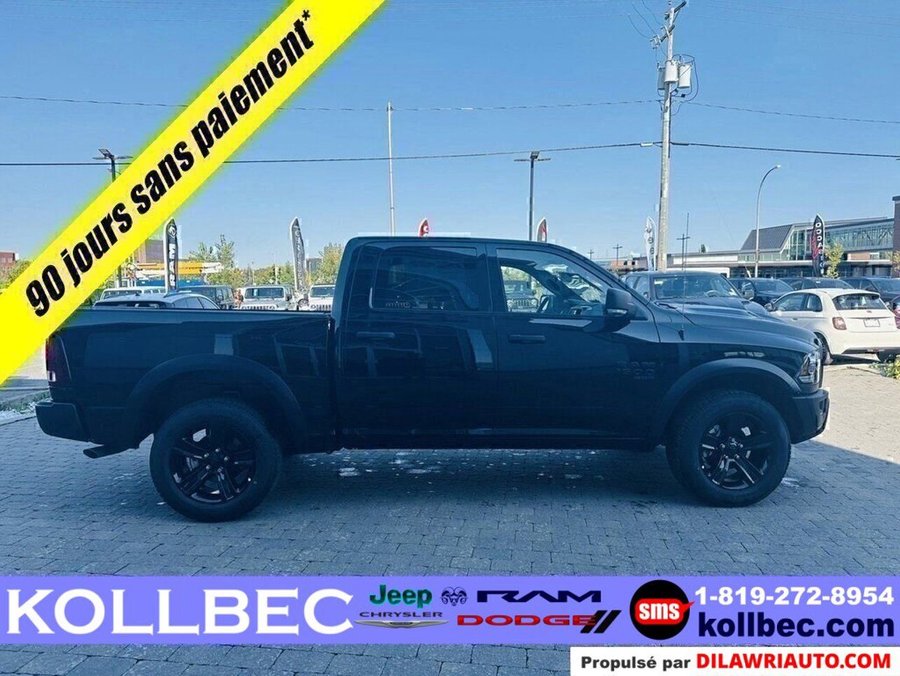 2024 Ram 1500 Classic ***CLEAN CARFAX*** Diamond Black Crystal Pearl