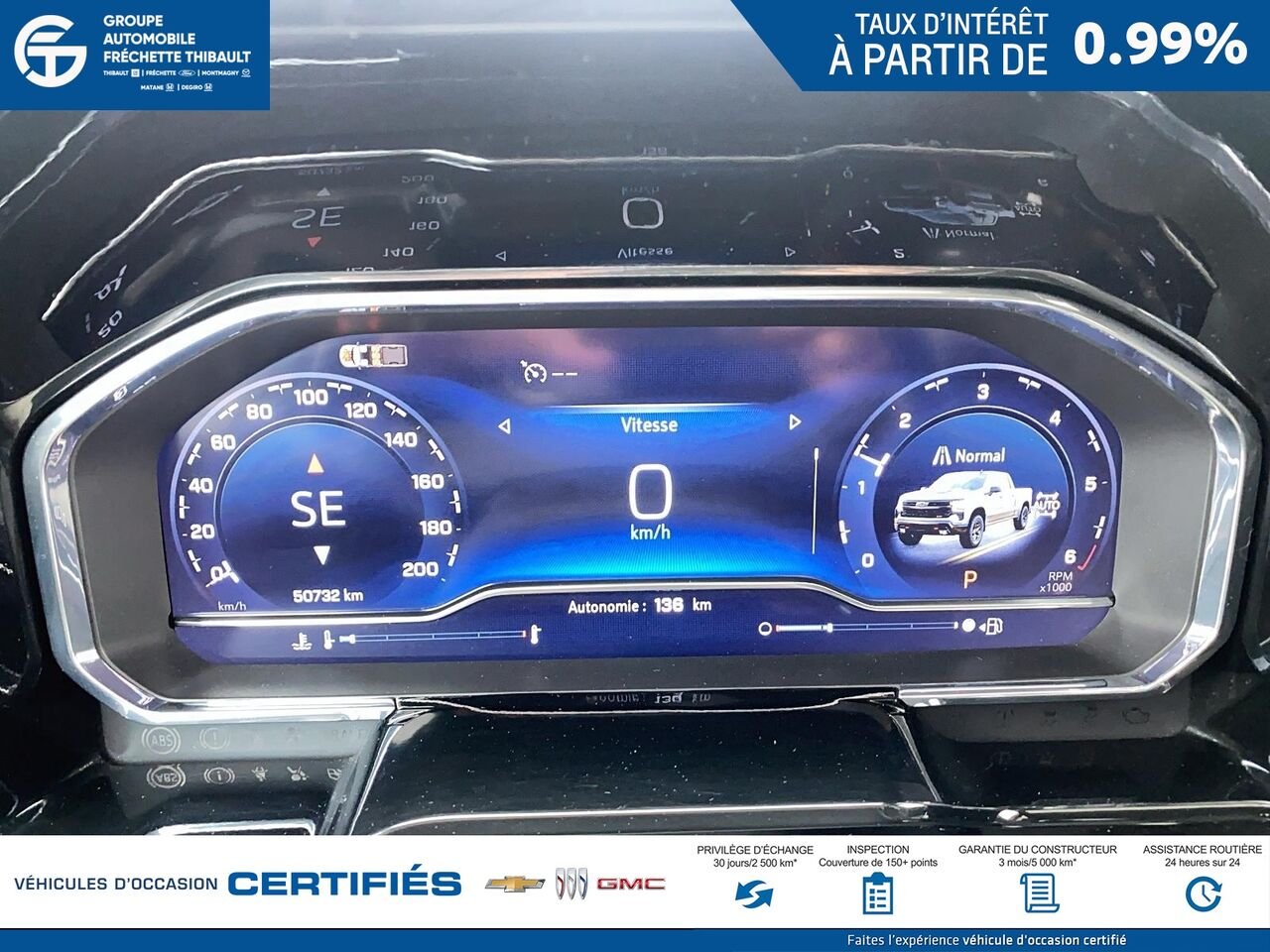 CHEVROLET SILVERADO LT Trail Boss cabine multiplace 4RM 157 po 2024 Blanc Montmagny - photo #11
