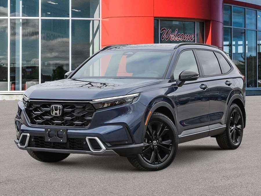 2026 Honda CR-V Hybrid Touring AWD Bleu rivière Canyon métallisé