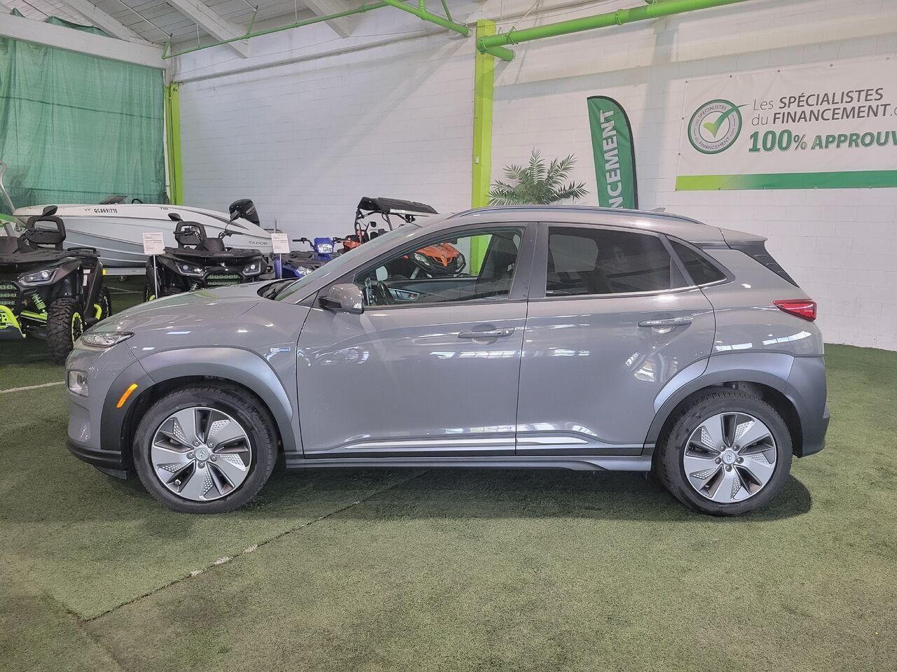 2019 Hyundai Kona Electric Grey  - photo #2