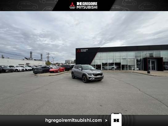 2024 Kia Seltos SX *AWD* Cuir * Toit * Mags * Carplay Grey