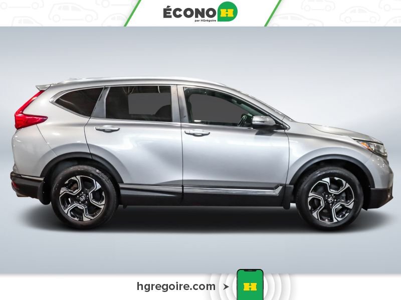 Honda CRV 822290 | Touring AWD CUIR TOIT NAV BLUETOOTH CAMÉRA MAGS 2017 Gris Laval - photo #8