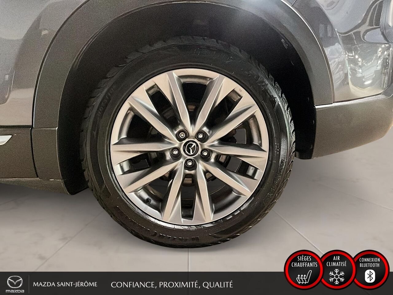 Mazda CX-9 GT | TOIT OUVRANT | CUIR | AWD | 2021 Gris Saint-Jérôme - photo #10