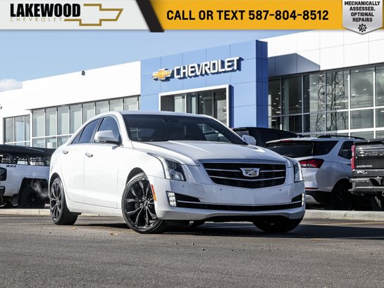 2015 Cadillac ATS Sedan Performance AWD 3.6L | Power Sunroof | Heated Leather Seats White