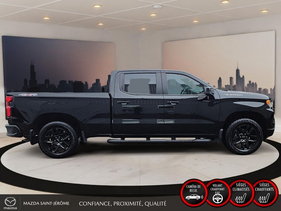 Chevrolet Silverado 1500 RST | CABINE MULTIPLACE | COUVRE-CAISSE RIGIDE | MARCHEPIEDS 2026 Noir