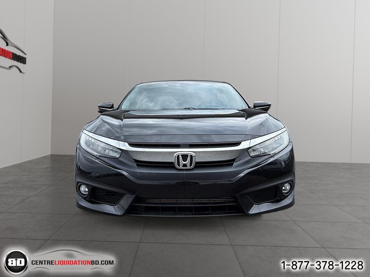 2017 HONDA CIVIC BERLINE TOURING AUTOMATIQUE | BD0383 Black Granby - photo #1