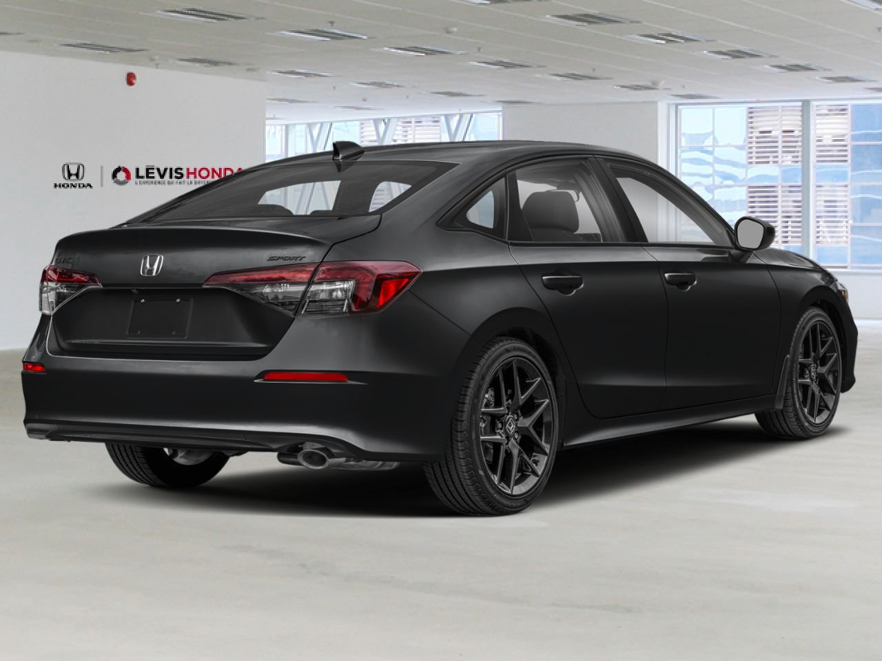 2026 HONDA Civic Sedan Sport CVT Crystal Black Pearl Lévis - photo #1