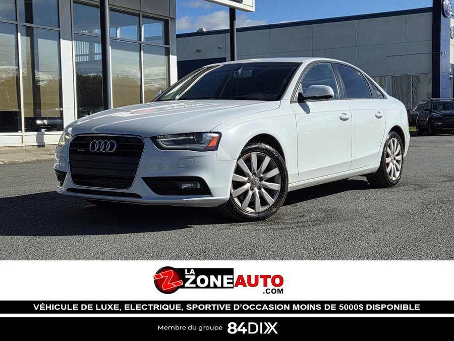 Audi A4 Quattro Quattro + 220HP 2014 Noir