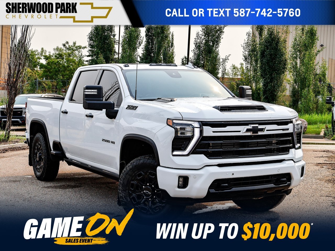 2024 Chevrolet Silverado 2500HD 4WD Crew Cab 159 LTZ White Sherwood Park - photo #0