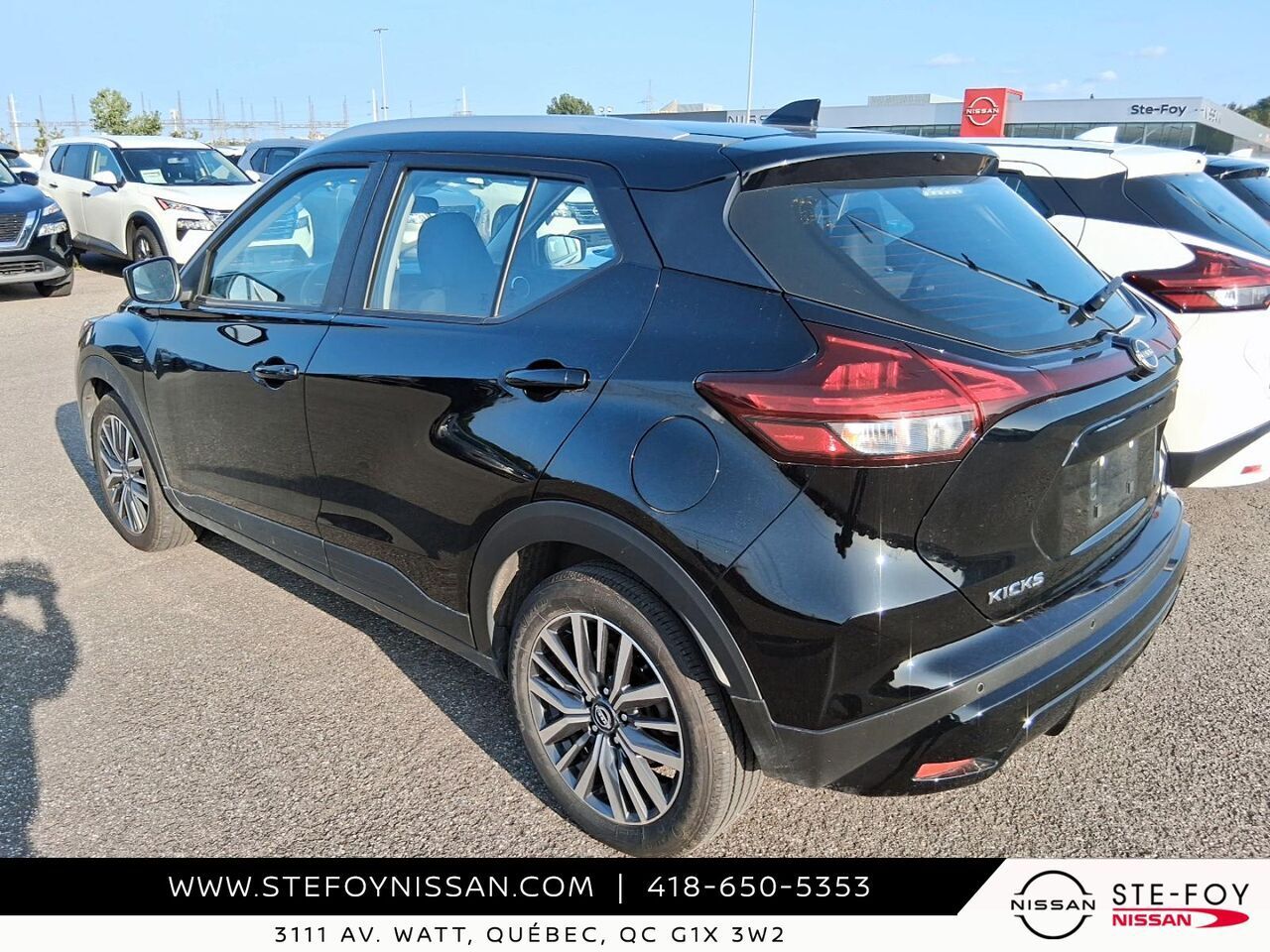 Black 2025 Nissan Kicks SUV / Crossover Front-Wheel Drive Continuously Variable Transmission